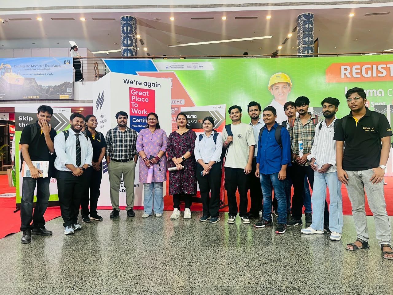 GNIOT Civil Engineering Industrial Visit to bauma CONEXPO INDIA 2026